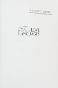 The Five Love Languages Book Cover