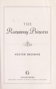 The Runaway Princess Book Cover