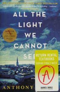 All The Light We Cannot See Book Cover